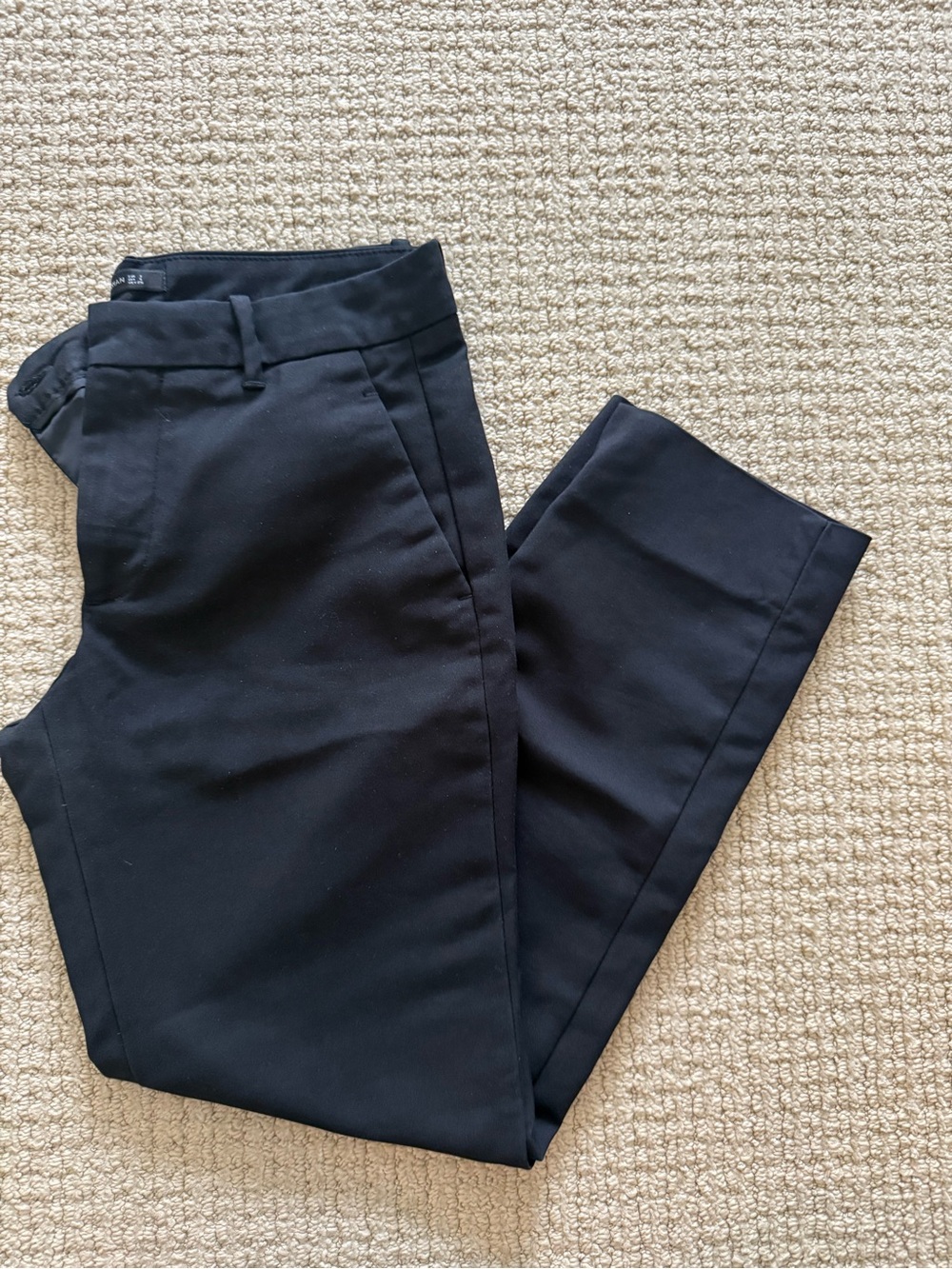 Zara Ankle  Black Dress Pants - Classic Tailored Fit